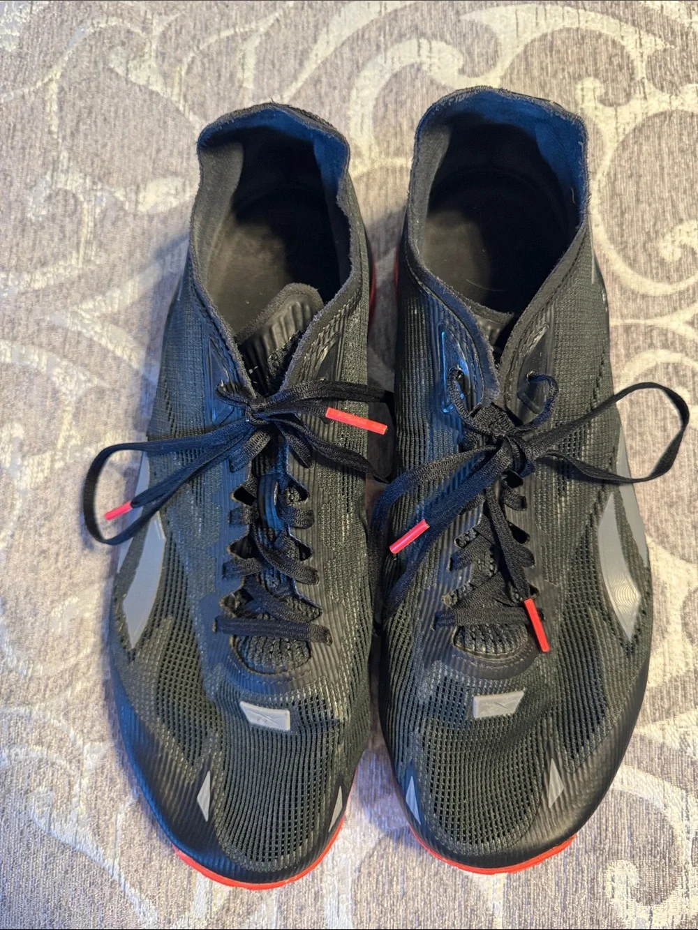 Men's Reebok Nano Froning X2 Black and Red Performance Cross-Training Shoes